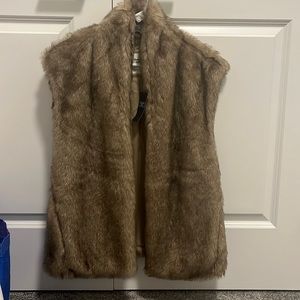 Abercrombie and Fitch faux fur vest